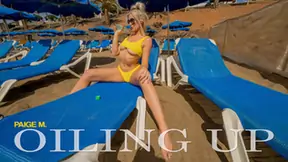 Oiling up realbikinigirls