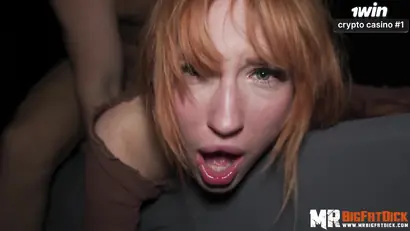 Redhead slut loves to be dominated